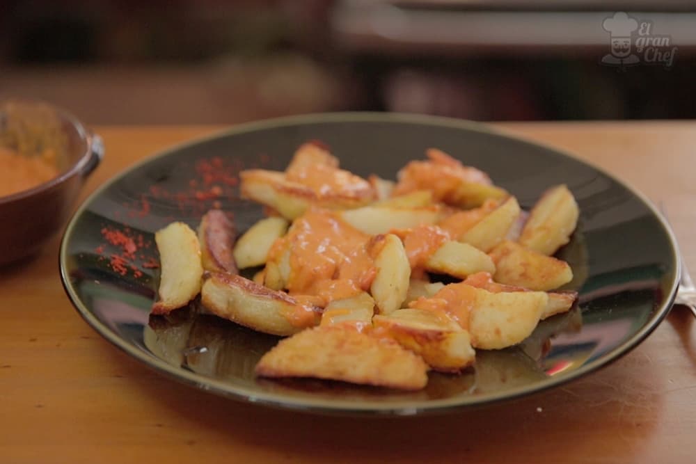 Receta de papas bravas