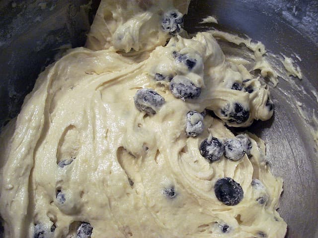 Pastel de arándanos