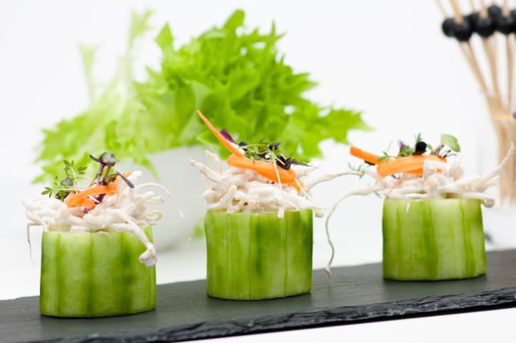 Receta de pepinos rellenos