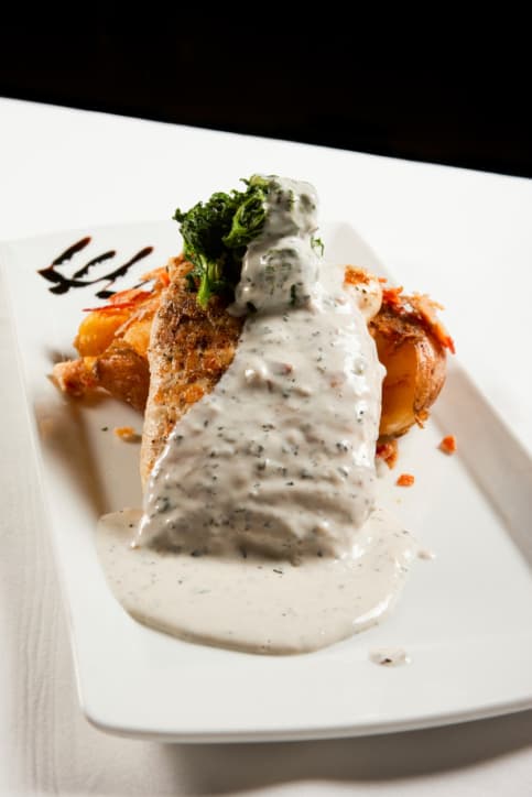 Pollo deshuesado con crema de hongos, enviada por Yolany