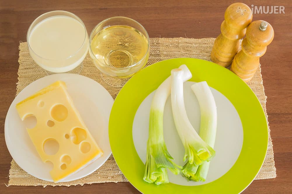 Puerros gratinados para un almuerzo rápido, fácil y saludable