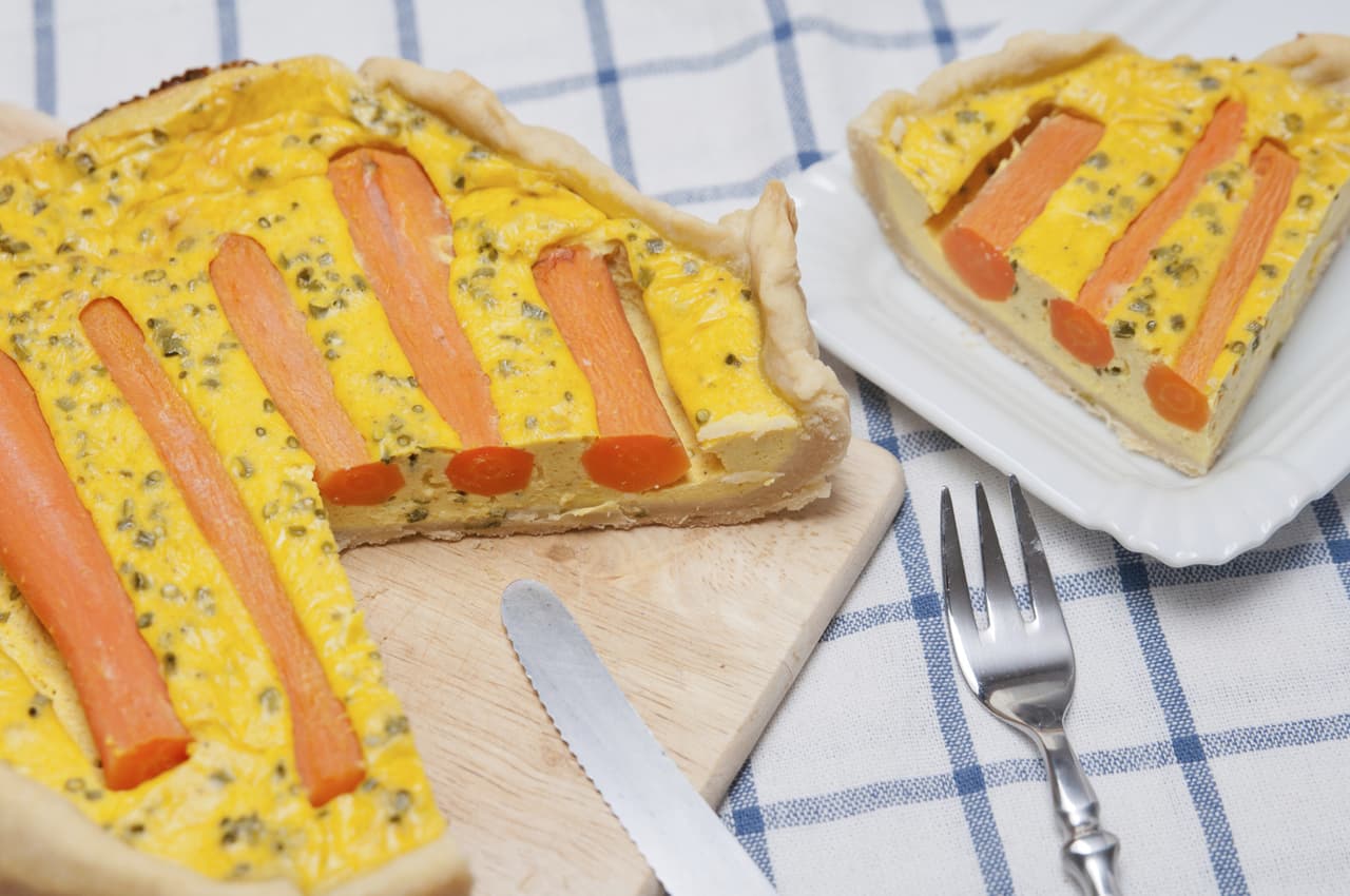 Quiche de zanahorias