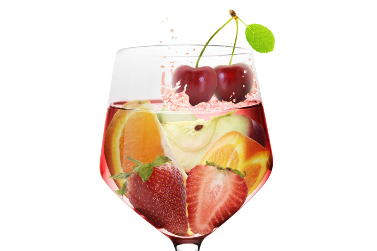 Delicioso coctel de frutas colombiano