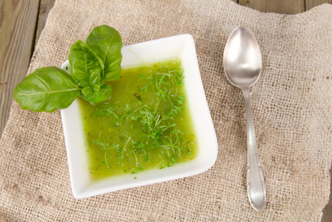 Imperdible sopa de zucchinis