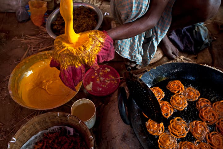 Comida india para niños