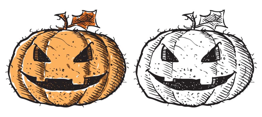 Dibujos de calabazas para imprimir