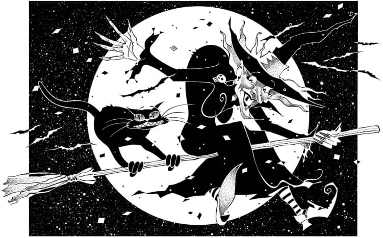 Dibujos de brujas infantiles 