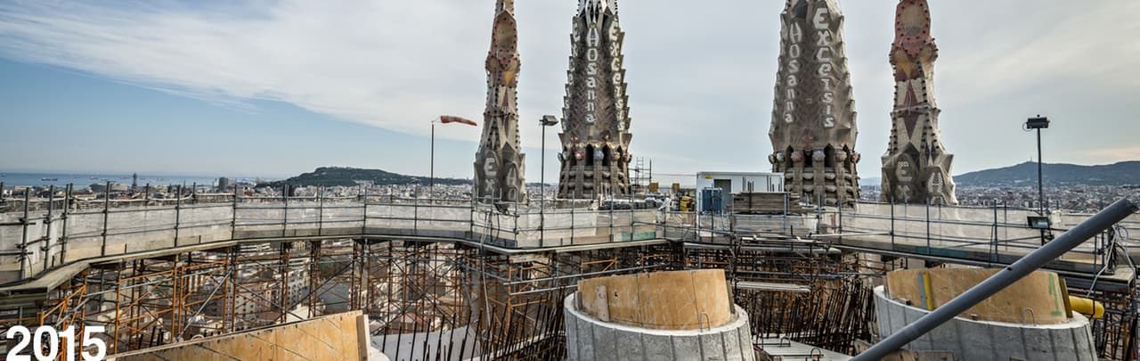 ¡Qué ESPECTÁCULO! Así se verá la Sagrada Familia en 10 años...