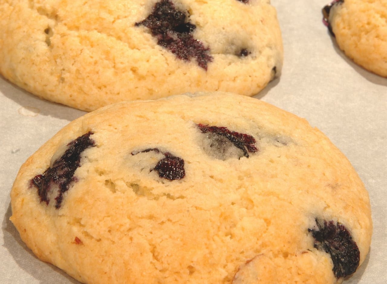 Galletas de arándano y yogurt