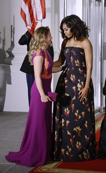 ¡Espectacular! Así lució Michelle Obama durante la cena de Estado en honor a Canadá 