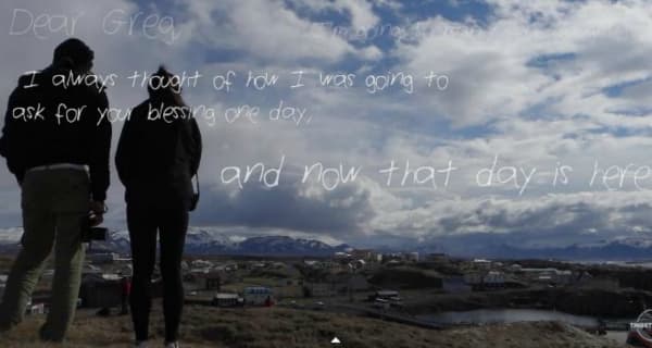 Must see: An engagement to honor her late father