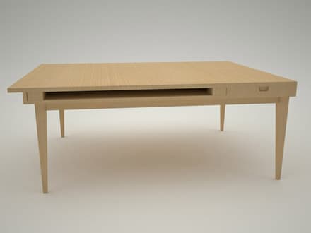 Mesa multifuncional: escritorio y comedor