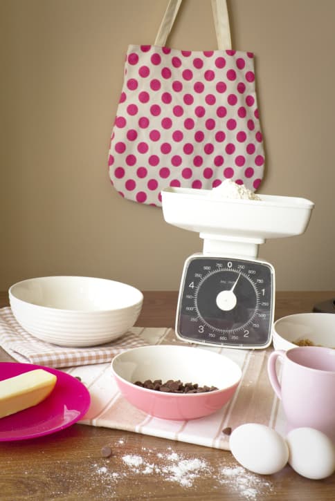 Accesorios rosados para la cocina  