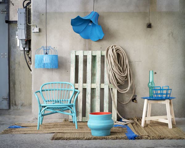 Diseños coloridos al aire libre