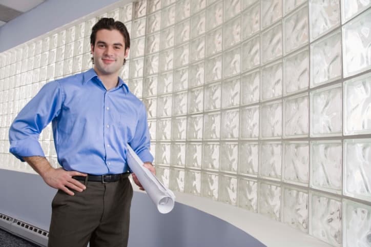 Prueba con ladrillos de vidrio