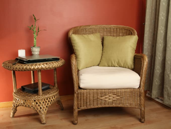 Decorando con mimbre