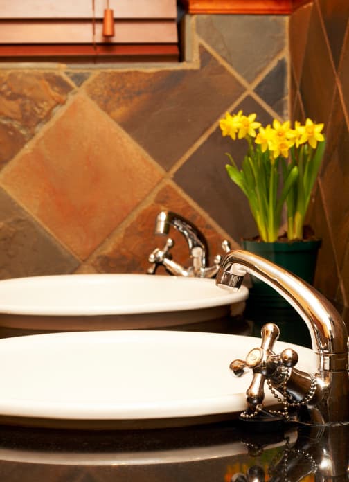 Diseño de baños rústicos originales