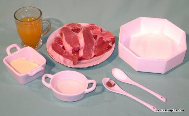 Receta de costillitas de cerdo a la naranja, por Recetassimples.com