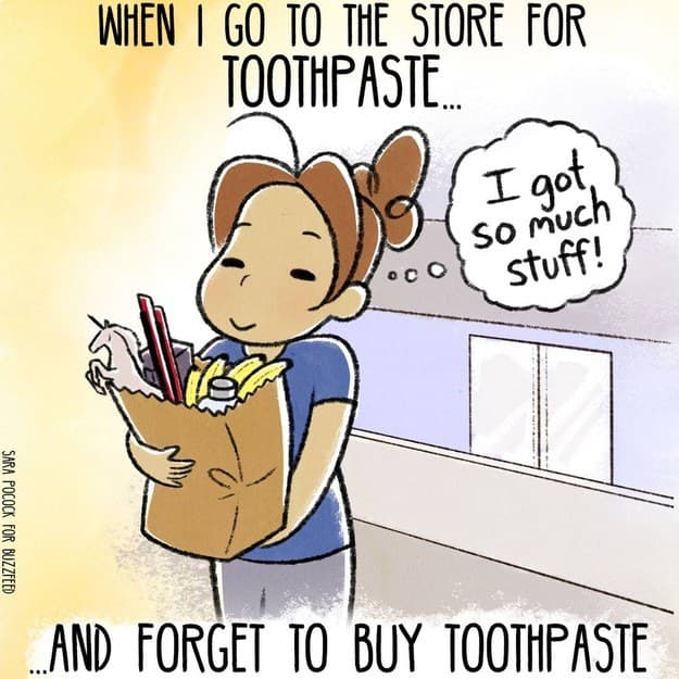 Estas ilustraciones muestran el preciso instante donde muchas hemos sentido PÁNICO, ¿te ha pasado?