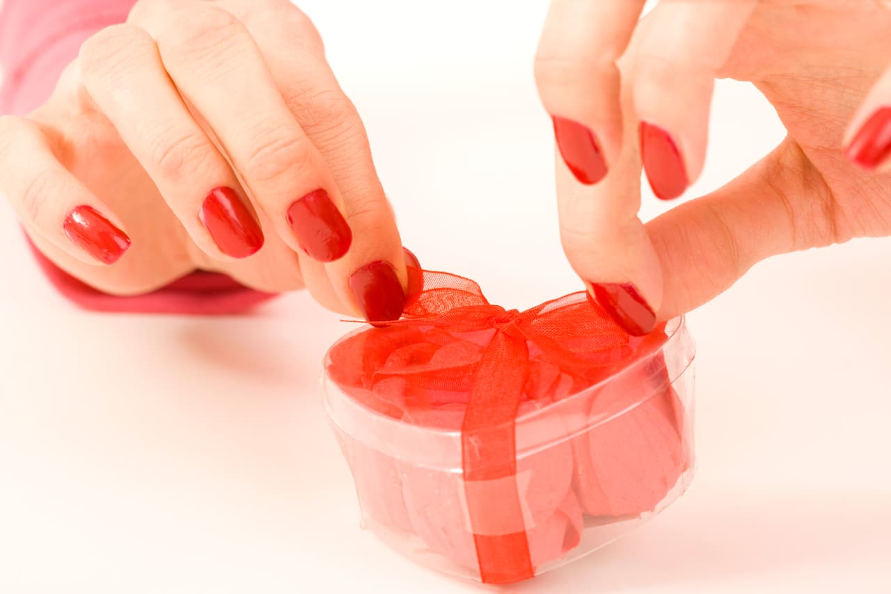 Diseños de uñas para San Valentín