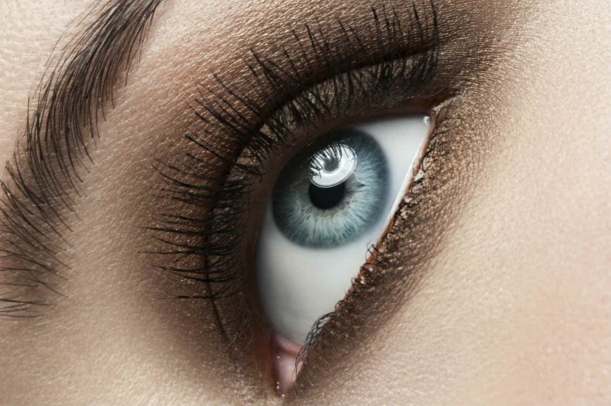 Maquillaje de ojos grandes