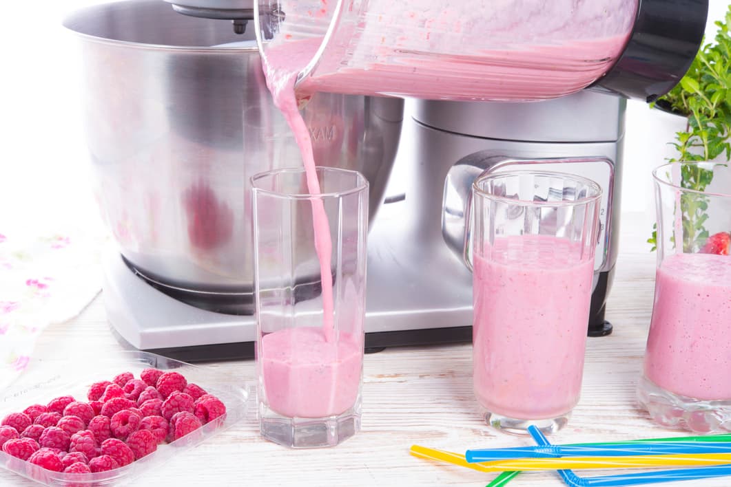 Batido de fresa saludable