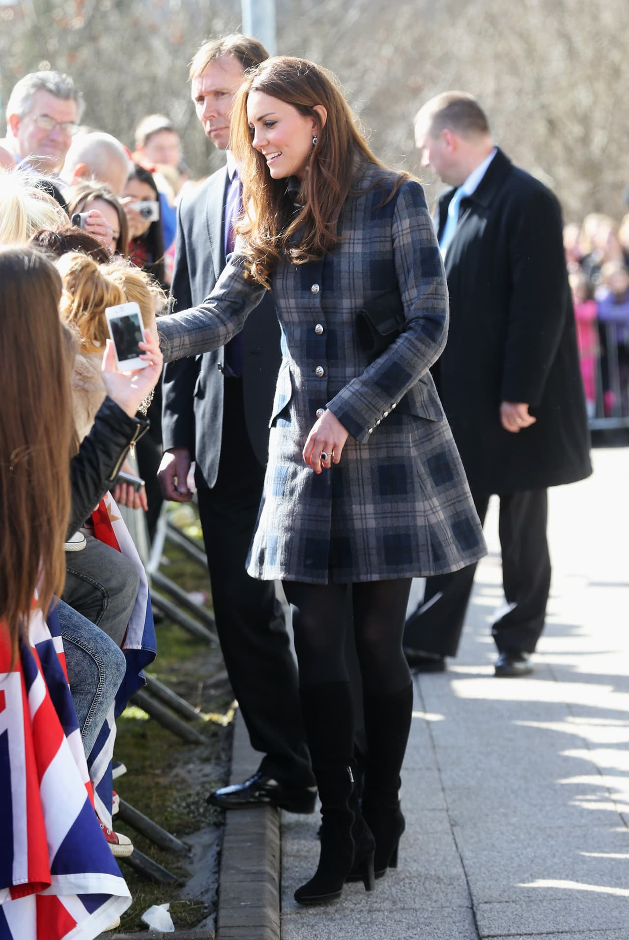 Se viene en todas las prendas los cuadros escoceses