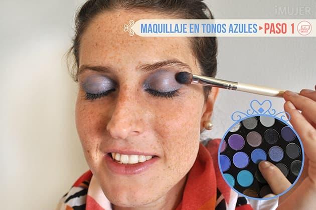 El mejor maquillaje en tonos azules