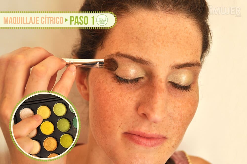 Maquillaje cítrico paso a paso