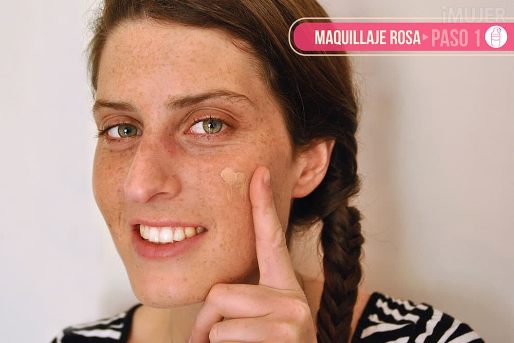 Maquillaje en rosa