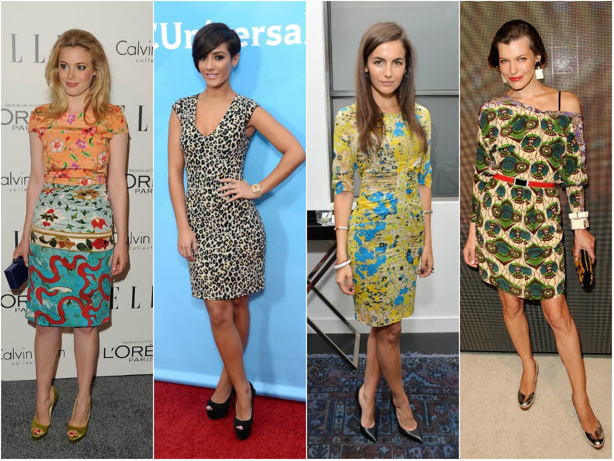 ¡Vuelve la moda de los vestidos estampados!