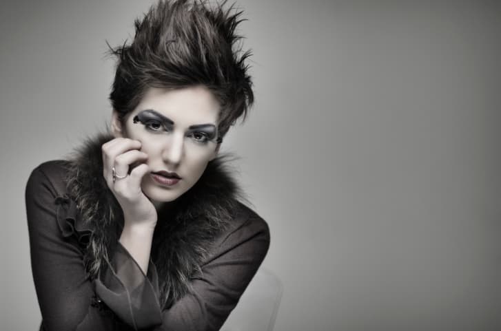 Peinados góticos para mujeres