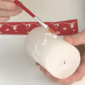 Cómo hacer velas navideñas decorativas 