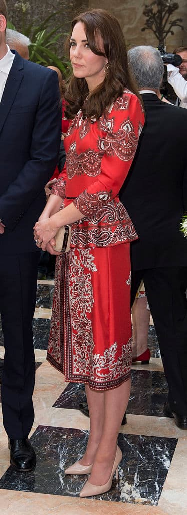 ¡Qué sorpresa! Mira lo que vistió Kate Middleton en su tour por la India