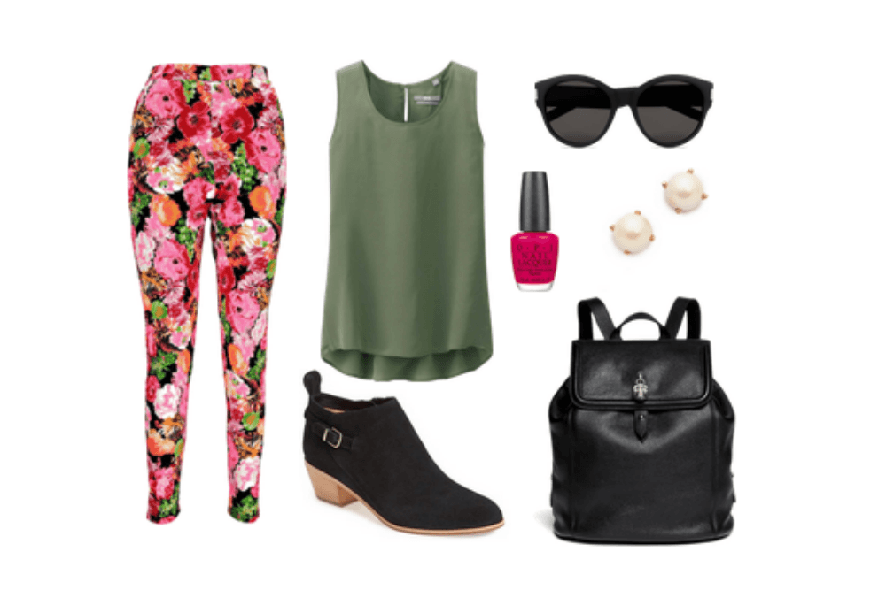 5 looks para tu pantalón de flores