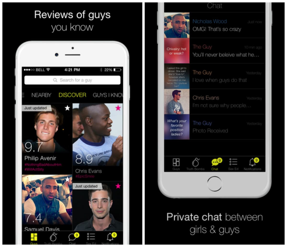 Lulu, una red social que permite calificar a los hombres