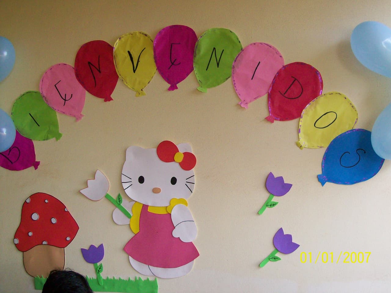 Cartel de bienvenida para cumpleaños, enviado por Azucena