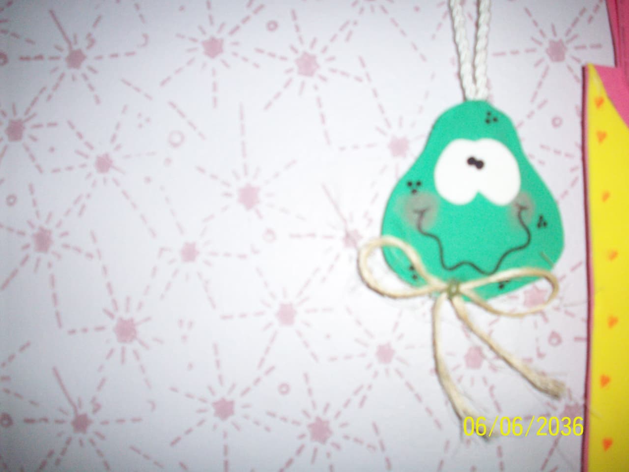 Llavero de sapito, enviado por Gabi