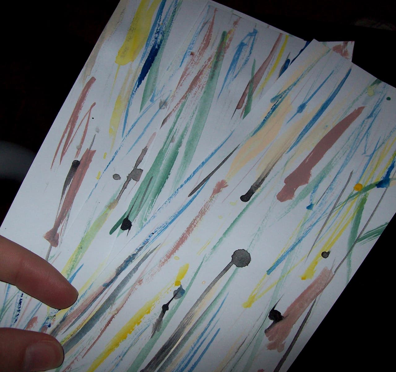 Sobres decorados, enviados por Manuela