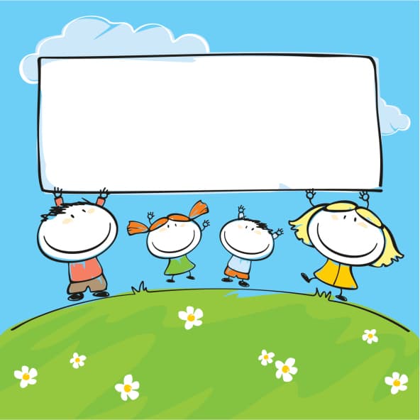 Tarjetas infantiles para imprimir