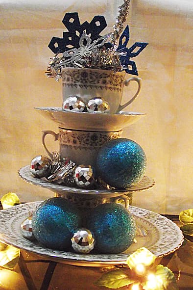 Centro de mesa navideño, enviado por Elena