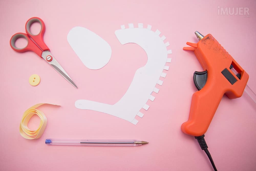 Escarpines de papel para baby shower