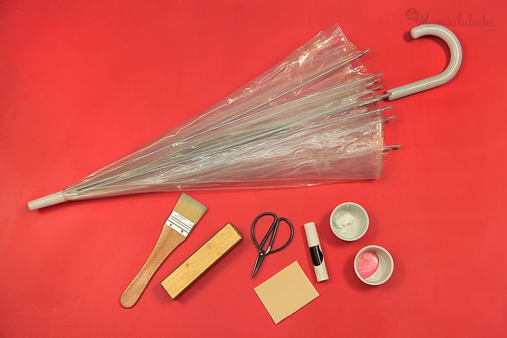 Paraguas decorados a mano