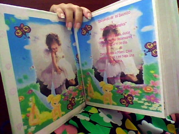 Álbum para Bautizo, enviado por Rebeca