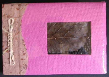 Reciclaje artístico de papel, enviado por Karla