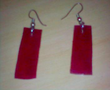 Crea unos aros sencillos, por Roxana  