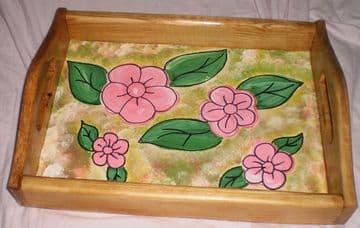 Bandeja de madera, enviada por Rafael