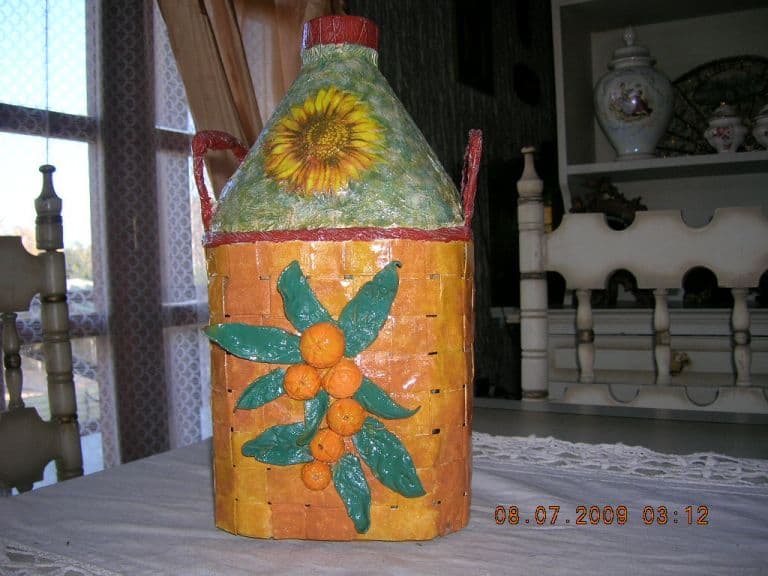 Recicla un bidón de plástico, enviado por Adriana