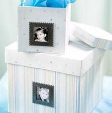 Cofres en maderas contry con servilletas, enviados por Marisol