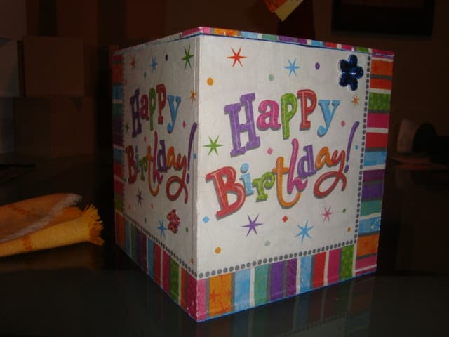 Caja de regalo, enviada por Daniela